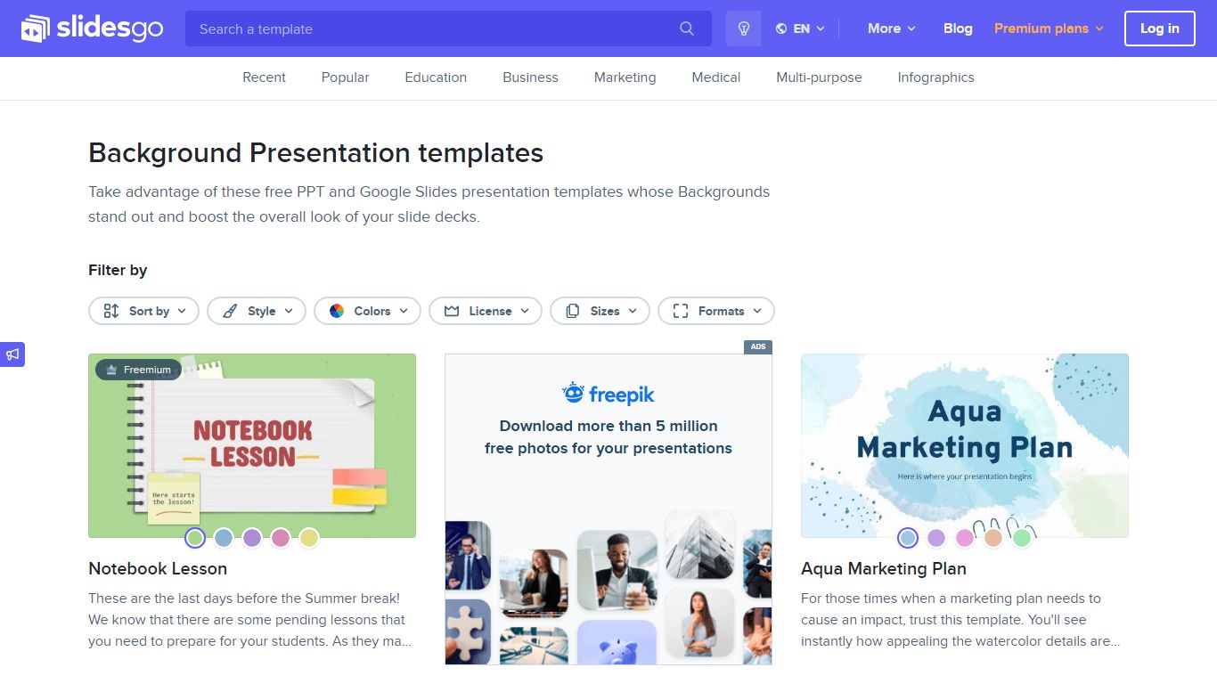 Free Background Google Slides and PowerPoint templates